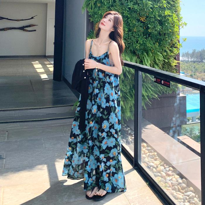 2026 Summer Blue Spaghetti Strap Beach Dress for Women Medium
2026 Summer Blue Spaghetti Strap Beach Dress for Women Medium