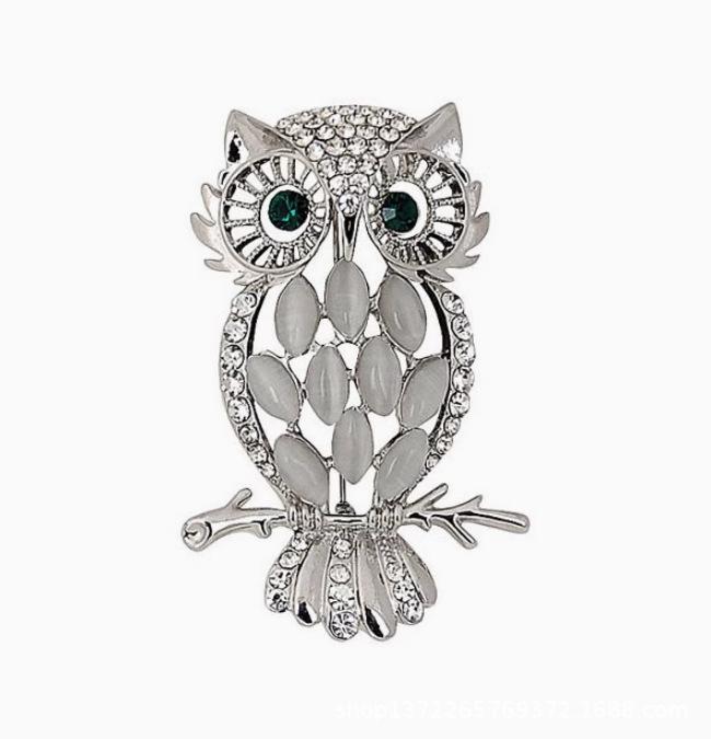 Vintage Owl Brooches for Women Men Fashion Owl Animal Pin Office Party Casual Accessory Jewelry Gifts срібний
Vintage Owl Brooches for Women Men Fashion Owl Animal Pin Office Party Casual Accessory Jewelry Gifts срібний