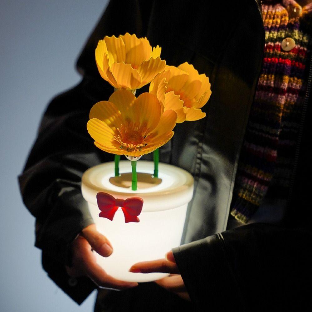 Desktop Touch Small Table Lamp Silicone Desktop Ornament Decoration Flower Night Light Gift жёлтый
Desktop Touch Small Table Lamp Silicone Desktop Ornament Decoration Flower Night Light Gift жёлтый