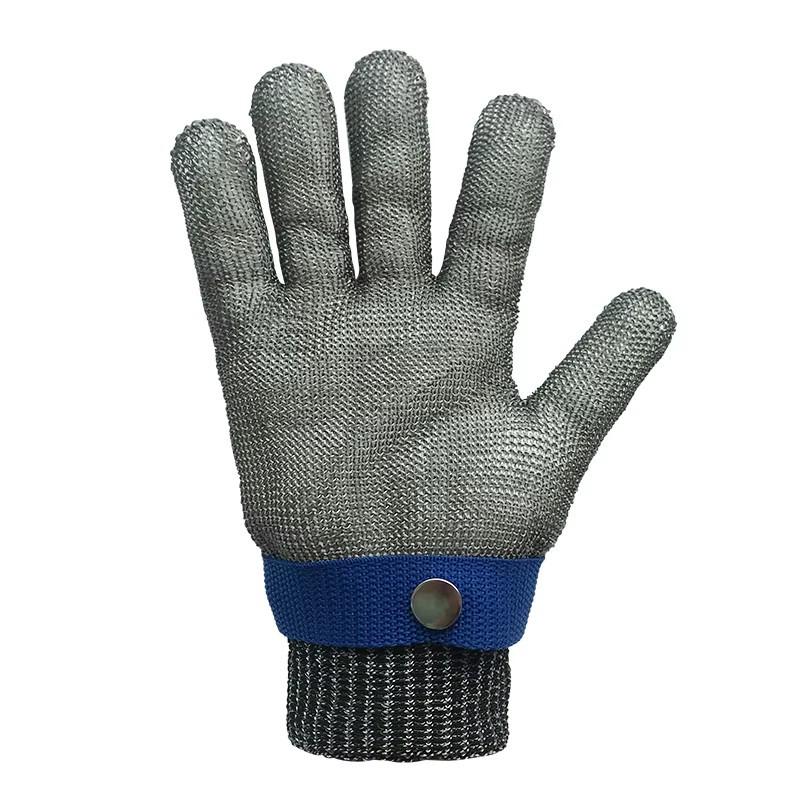 Устойчивые к порезам сетчатые перчатки из нержавеющей стали уровня A9 для разделки рыбы и защиты от ножей
Устойчивые к порезам сетчатые перчатки из нержавеющей стали уровня A9 для разделки рыбы и защиты от ножей
