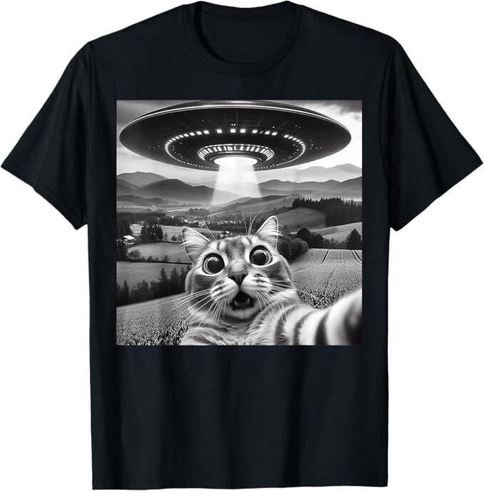Cat Selfie With Alien UFO Funny Cat Gifts For Men Women Kids T-Shirt Unisex T-Shirt XXL
Cat Selfie With Alien UFO Funny Cat Gifts For Men Women Kids T-Shirt Unisex T-Shirt XXL