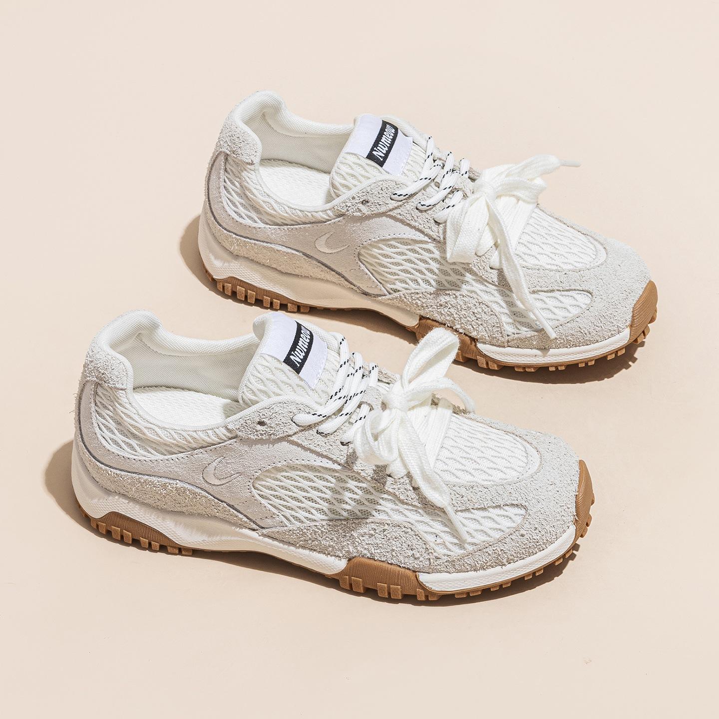 Leather women s summer new breathable mesh dad shoes thick-soled heightening sports and leisure shoes 35 бежевый
Leather women s summer new breathable mesh dad shoes thick-soled heightening sports and leisure shoes 35 бежевый