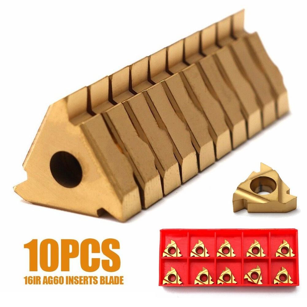 10Pcs/set 16IR AG60 CNC rts Токарний верстат з твердосплавним нарізанням різьби Токарний інструмент
10Pcs/set 16IR AG60 CNC rts Токарний верстат з твердосплавним нарізанням різьби Токарний інструмент