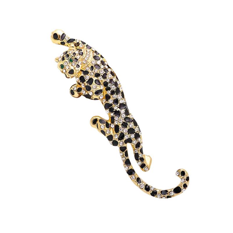 Unisex Rhinestone Leopard Flower Brooch - High-End Fashion Pin Accessories 18K
Unisex Rhinestone Leopard Flower Brooch - High-End Fashion Pin Accessories 18K