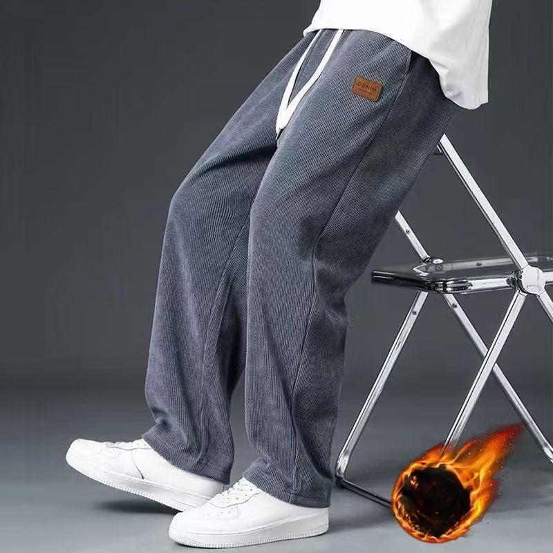 Winter Thick Warm Corduroy Sweatpants Men Liner Drawstring Straight Loose Track Pants Male Casual Thermal Trousers XXXXL сірий
Winter Thick Warm Corduroy Sweatpants Men Liner Drawstring Straight Loose Track Pants Male Casual Thermal Trousers XXXXL сірий