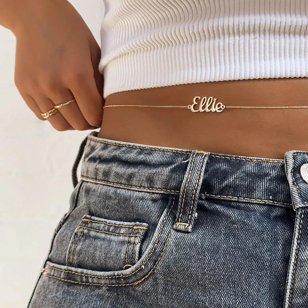 Customized women s stainless steel name waist chain belly chain sexy waist circumference sexy personality body chain jewelry bir золотистий
Customized women s stainless steel name waist chain belly chain sexy waist circumference sexy personality body chain jewelry bir золотистий