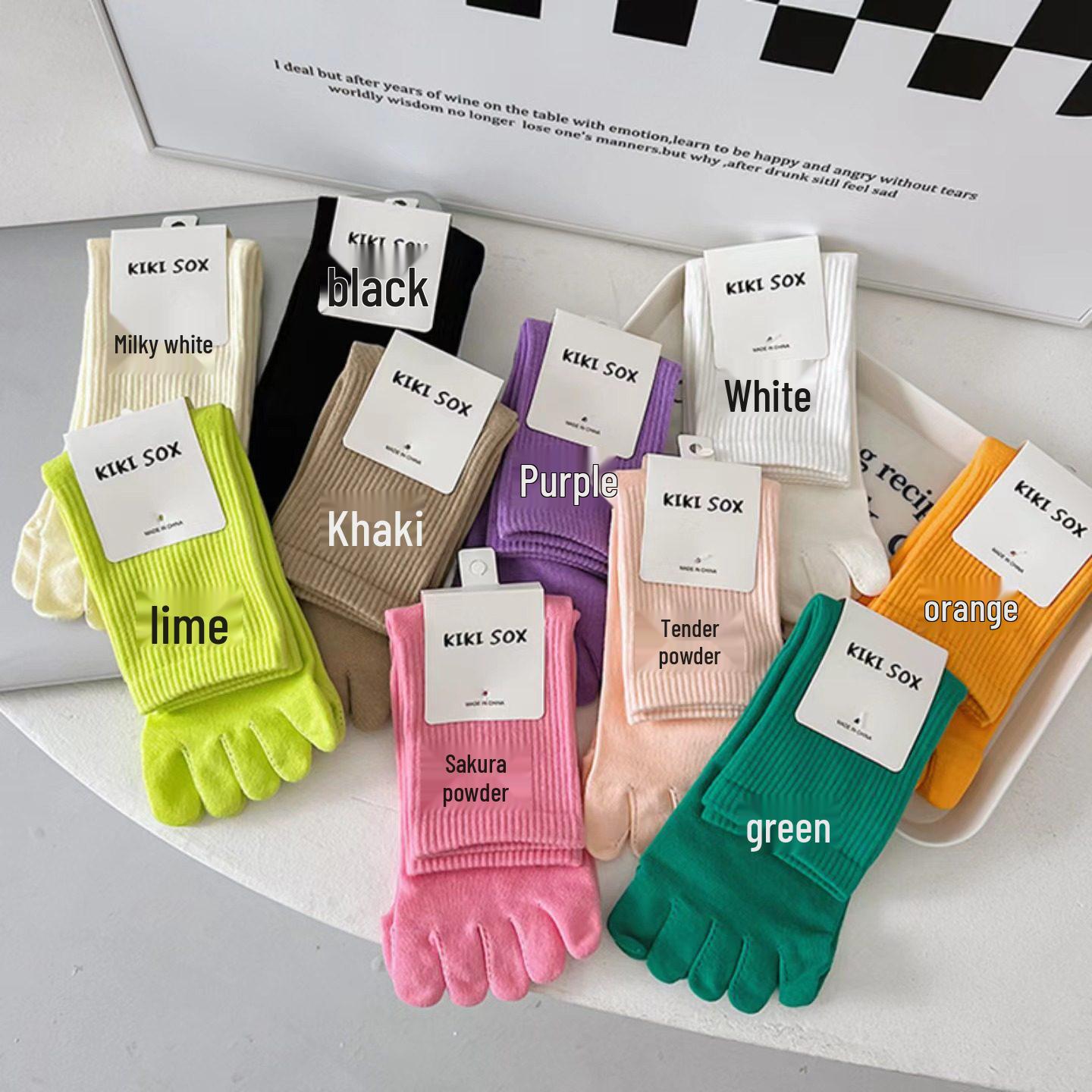 Women s Two-Toe Cotton Mid-Calf Socks: Split-Toe, Sweat-Absorbent, Ideal for Spring and Autumn. One Size
Women s Two-Toe Cotton Mid-Calf Socks: Split-Toe, Sweat-Absorbent, Ideal for Spring and Autumn. One Size