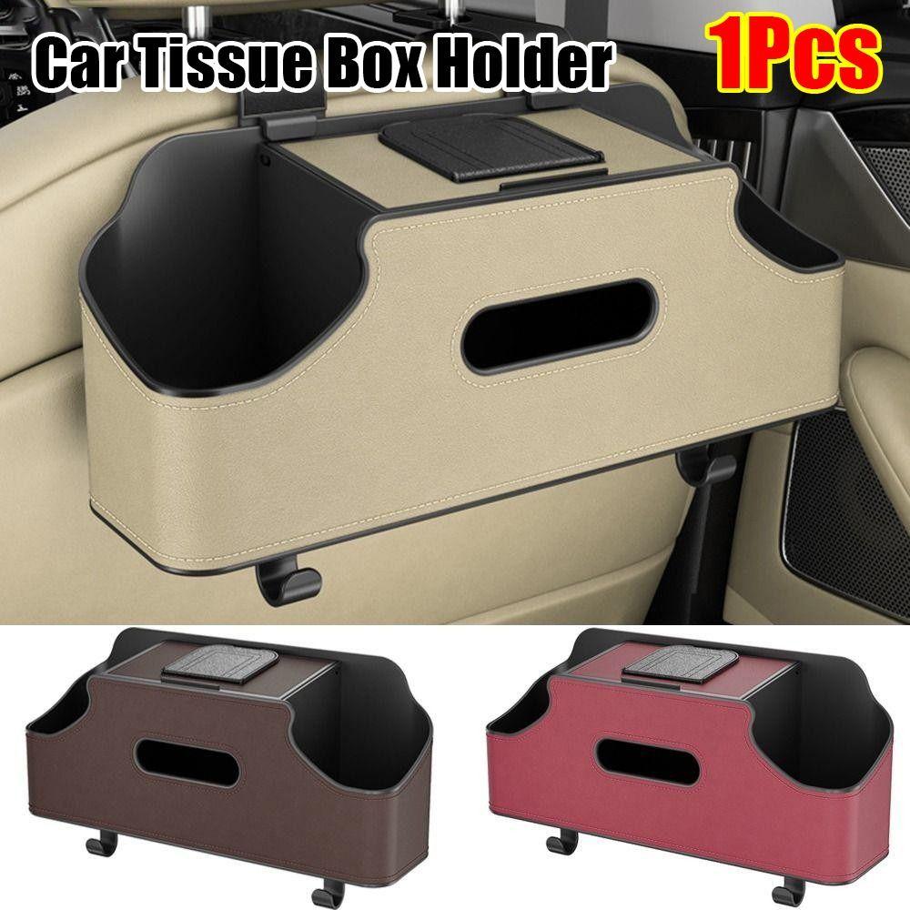 1Pcs Auto Interior Storage Car Tissue Box Holder with 2 Cup Holders Headrest Hooks Car Accessories Brown
1Pcs Auto Interior Storage Car Tissue Box Holder with 2 Cup Holders Headrest Hooks Car Accessories Brown