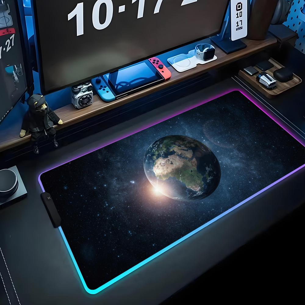 Earth Mouse Pad RGB Gaming Mousepad Big LED Pad PC Desk Mat Luminous Mouse Pad Large Keyboard Mats Table Rug With Backlit RGB600x300x3mm
Earth Mouse Pad RGB Gaming Mousepad Big LED Pad PC Desk Mat Luminous Mouse Pad Large Keyboard Mats Table Rug With Backlit RGB600x300x3mm