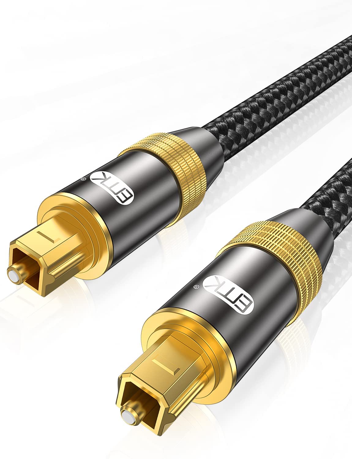 EMK Optical Digital Cable Toslink Optical Cable Gold Plated Square Optical Fiber Cable SPDIF OPTICAL High Durability for Sound TV PS4, Bar, Speaker, чёрный
EMK Optical Digital Cable Toslink Optical Cable Gold Plated Square Optical Fiber Cable SPDIF OPTICAL High Durability for Sound TV PS4, Bar, Speaker, чёрный