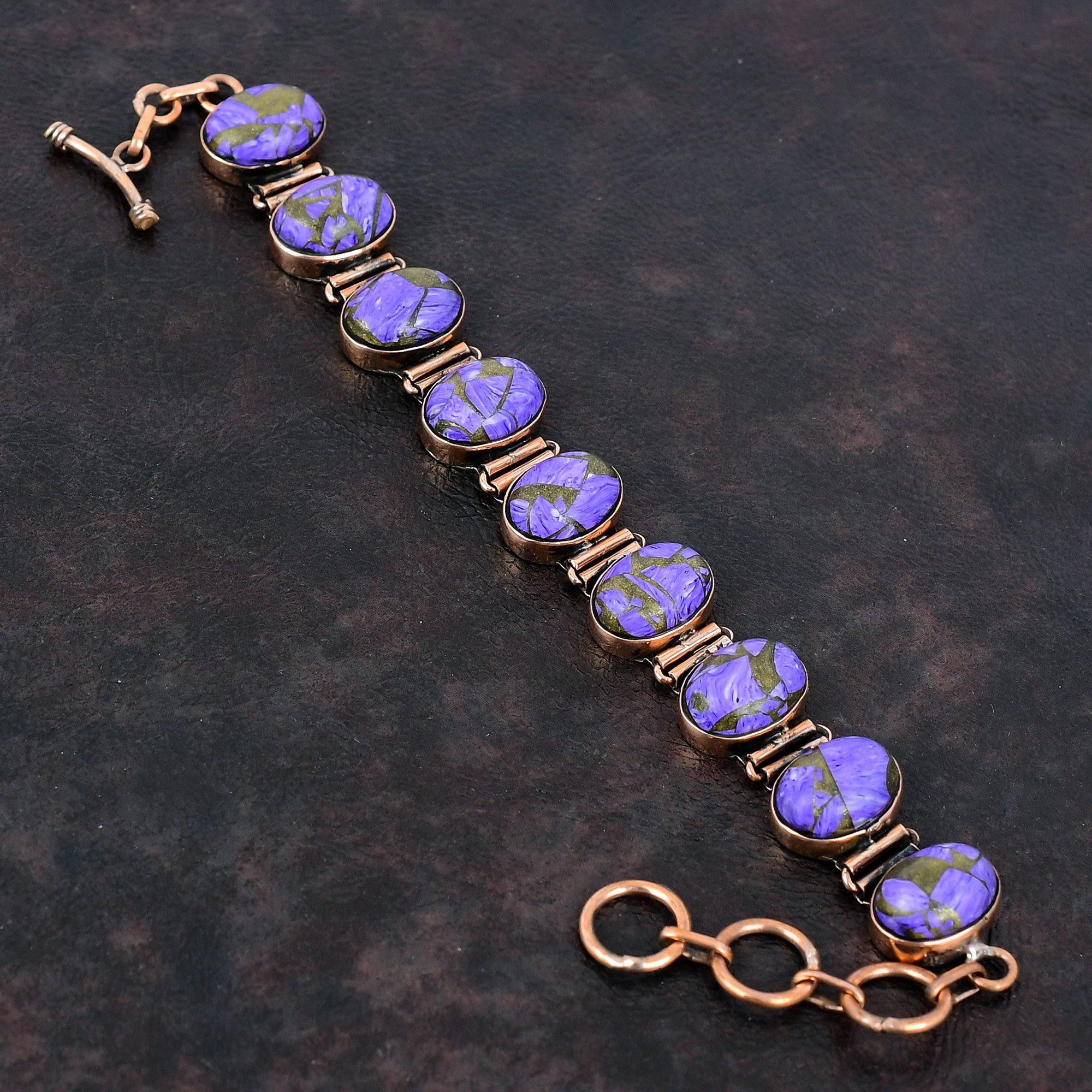 Copper Charoite Bracelet Copper Bracelet Adjustable Chain Bracelet Handmade Dainty Gemstone Bracelet Charoite Copper Jewelry Engagement Gift Adjustable
Copper Charoite Bracelet Copper Bracelet Adjustable Chain Bracelet Handmade Dainty Gemstone Bracelet Charoite Copper Jewelry Engagement Gift Adjustable
