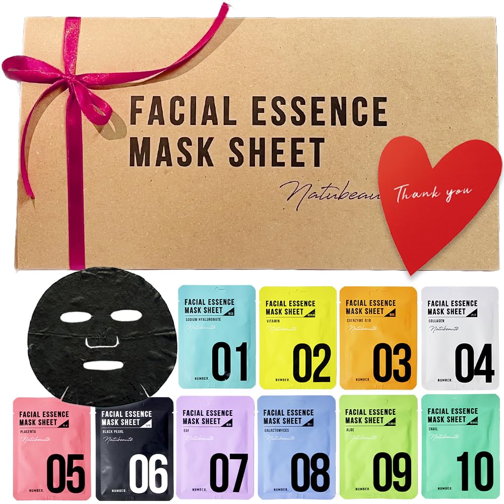 Natur Beaute Sheet Mask 10 Pieces Gift Set Cosmetics Gift Set Skin Care Gift Set Face Pack Face Mask Present Gift Day Christmas Birthday Thank You
Natur Beaute Sheet Mask 10 Pieces Gift Set Cosmetics Gift Set Skin Care Gift Set Face Pack Face Mask Present Gift Day Christmas Birthday Thank You