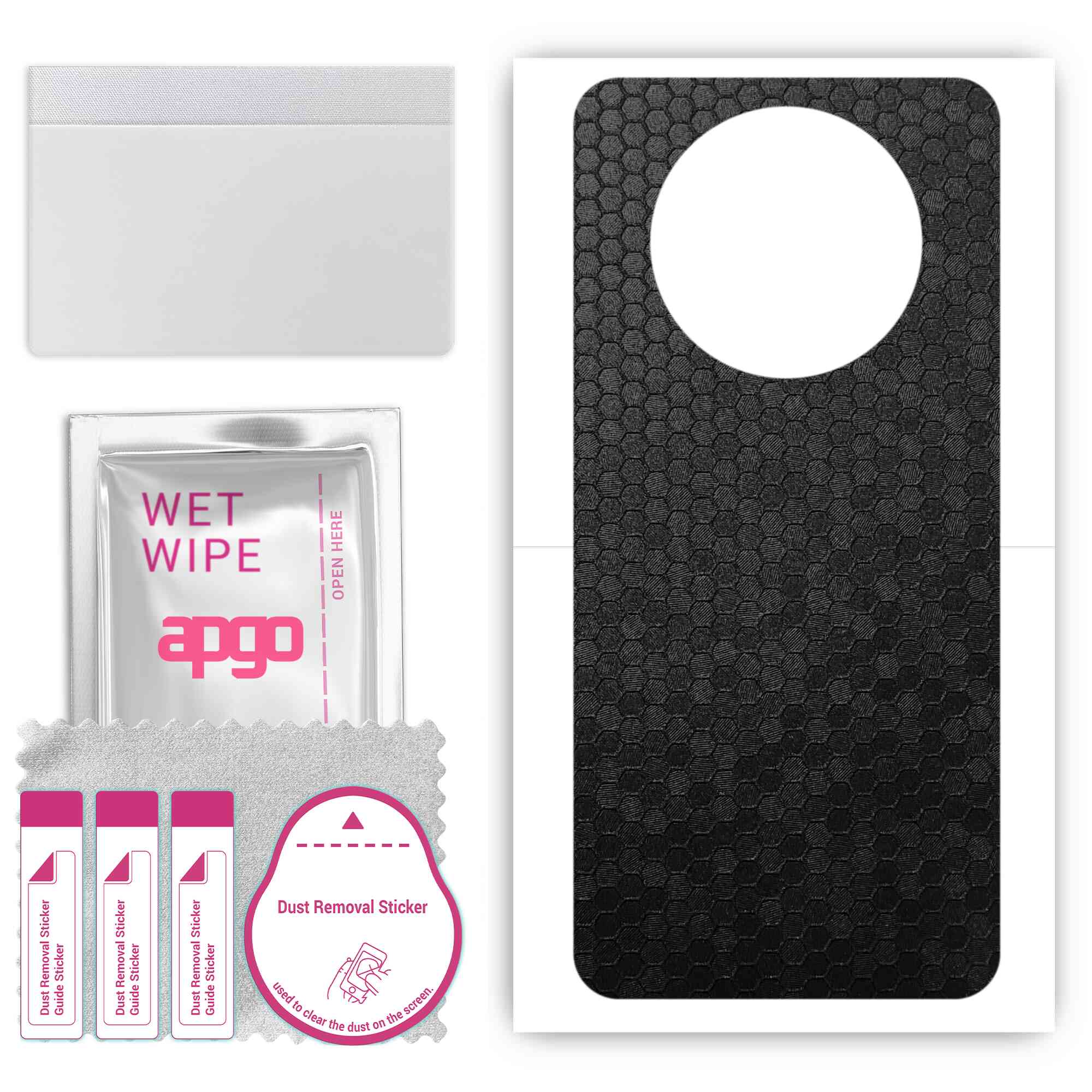 apgo Protective Skin Sticker for the back compatible with ZTE Voyage 41, Wrap Film, Foil, Vinyl - Pattern Black Honeycomb
apgo Protective Skin Sticker for the back compatible with ZTE Voyage 41, Wrap Film, Foil, Vinyl - Pattern Black Honeycomb