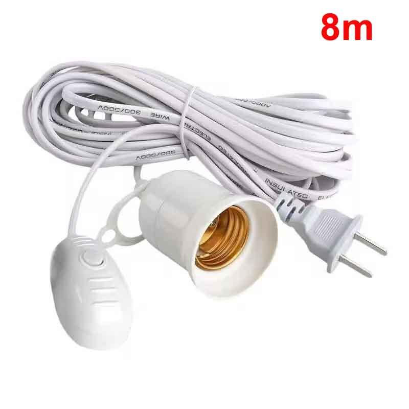 5/8M Універсальні Основи для Ламп з Вимикачем Адаптер Патрона для Світлодіодної Лампи Підвісний Цоколь E27 Гвинтовий Тримач для Лампи Аксесуари Інструменти 8m
5/8M Універсальні Основи для Ламп з Вимикачем Адаптер Патрона для Світлодіодної Лампи Підвісний Цоколь E27 Гвинтовий Тримач для Лампи Аксесуари Інструменти 8m