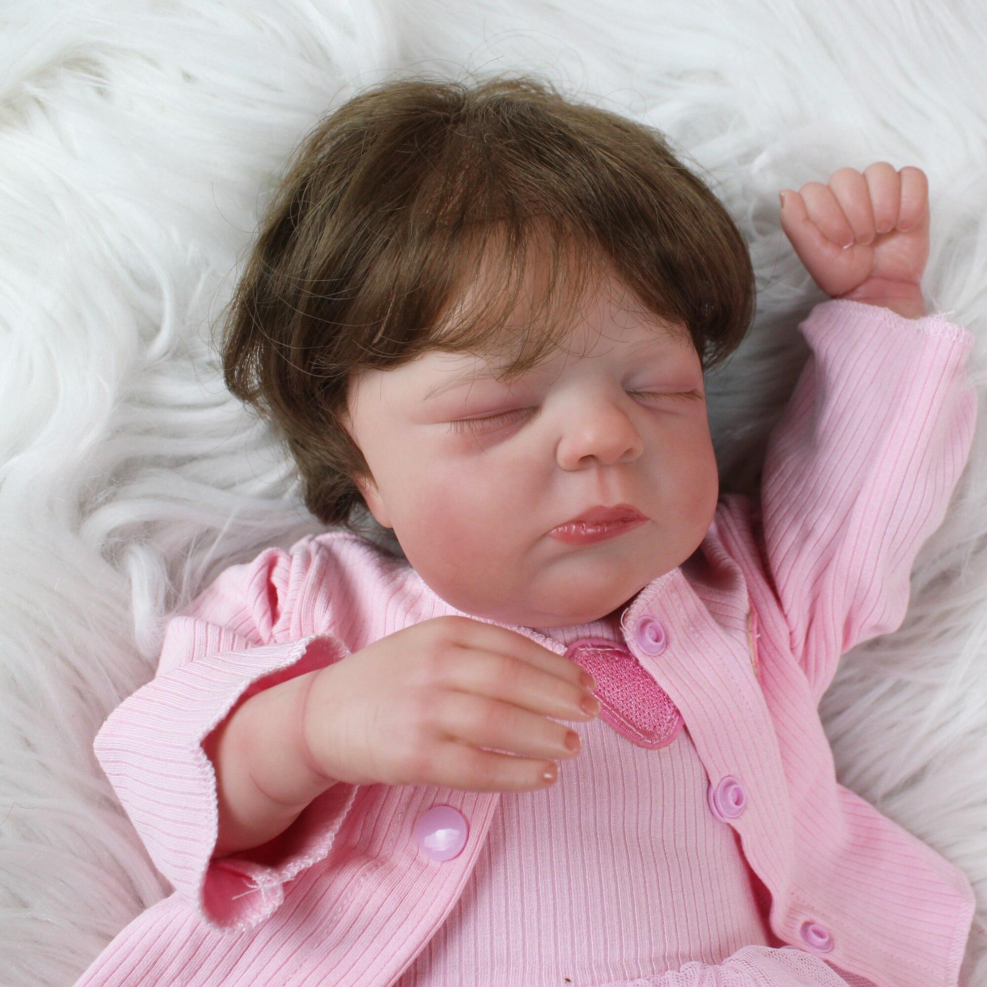 BZDOLL 50 СМ 3D-краска с видимыми венами Мягкая силиконовая кукла Reborn для девочек Игрушка как настоящая 20 дюймов Sleeping Alive Dress Up Boneca 60cm 3D-paint Skin Doll
BZDOLL 50 СМ 3D-краска с видимыми венами Мягкая силиконовая кукла Reborn для девочек Игрушка как настоящая 20 дюймов Sleeping Alive Dress Up Boneca 60cm 3D-paint Skin Doll