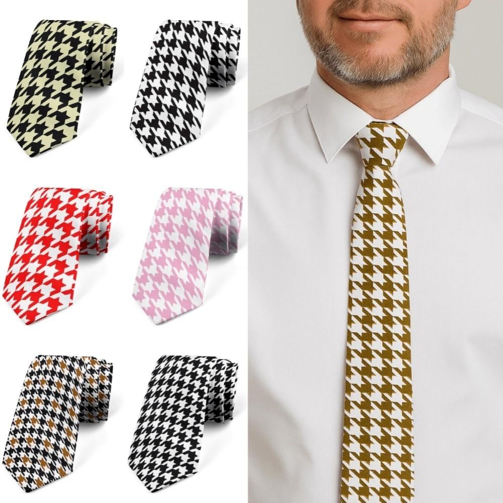 Narrow Houndstooth Tie Adjustable Men Necktie Fashion Classic Tie Suit Accessories Style 3
Narrow Houndstooth Tie Adjustable Men Necktie Fashion Classic Tie Suit Accessories Style 3