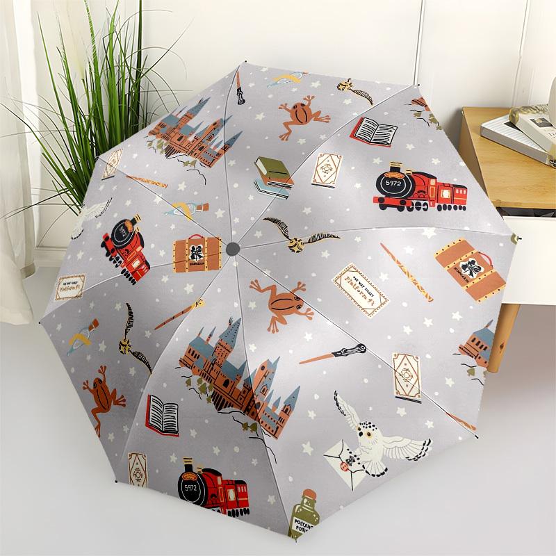 1pc Harry Potter Hogwarts Train Umbrella with Plastic Handle,Cartoon Pattern,Suitable for All Seasons Multi-functional Umbrella433
1pc Harry Potter Hogwarts Train Umbrella with Plastic Handle,Cartoon Pattern,Suitable for All Seasons Multi-functional Umbrella433