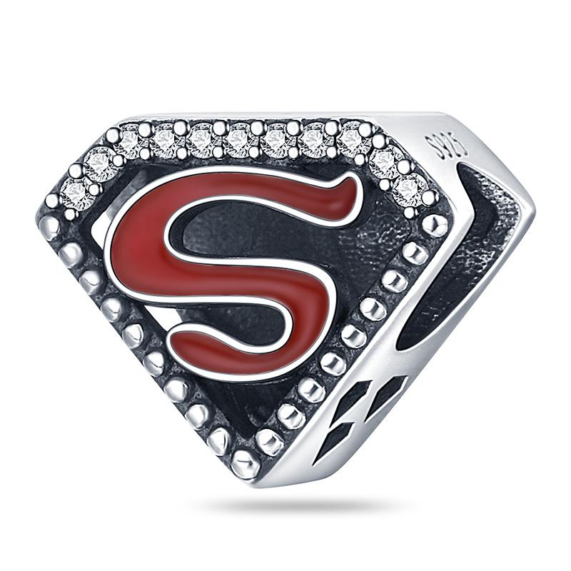 Inlaid Zircon Charm Bead Charms copper Gemstoneshaped red letter S Dangle Compatible With Bangle Bracelets Charm Bead Charms Pendant Jewellery
Inlaid Zircon Charm Bead Charms copper Gemstoneshaped red letter S Dangle Compatible With Bangle Bracelets Charm Bead Charms Pendant Jewellery