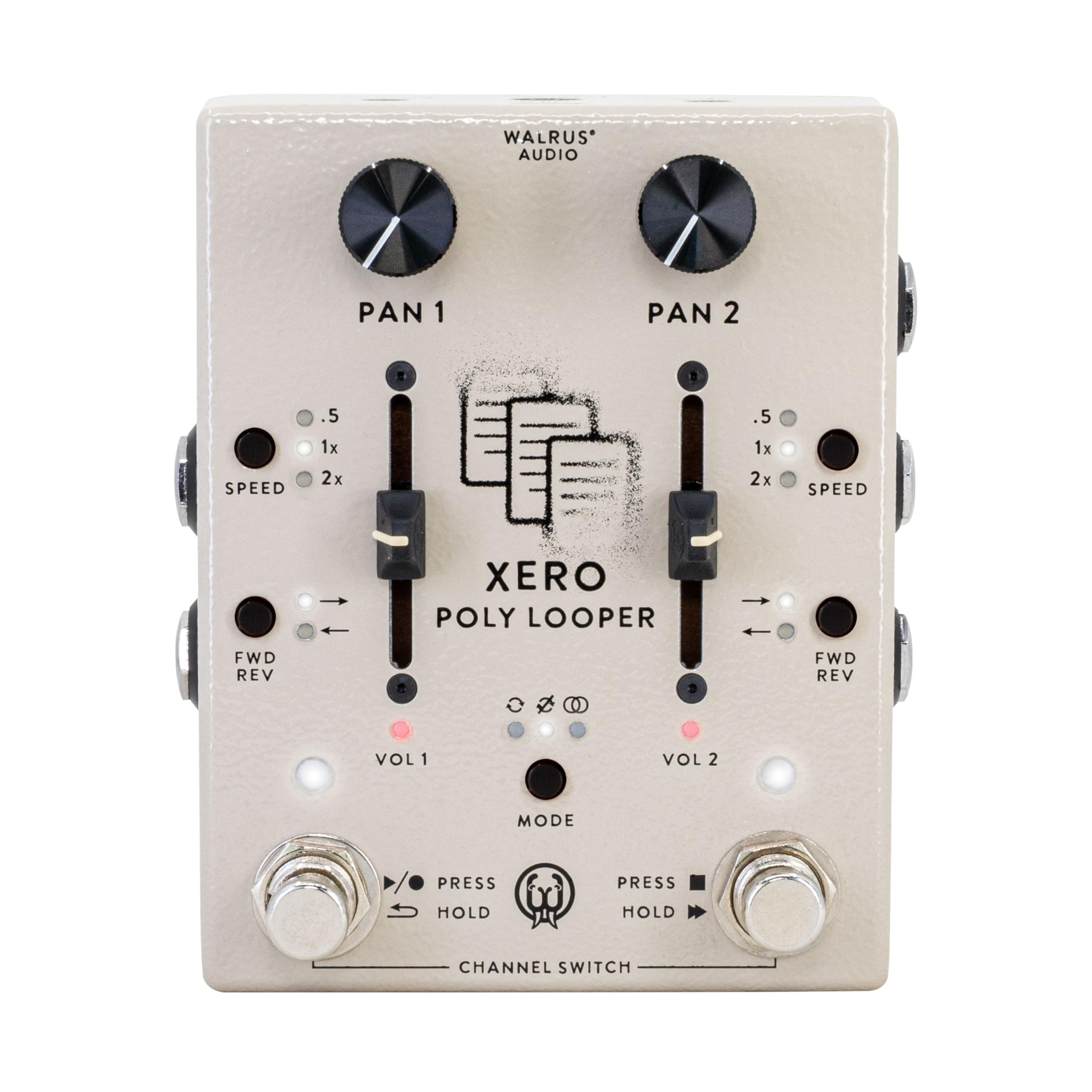 WALRUS AUDIO Xero Polylooper Dual Looper CREAM WAL-XPL вершковий
WALRUS AUDIO Xero Polylooper Dual Looper CREAM WAL-XPL вершковий