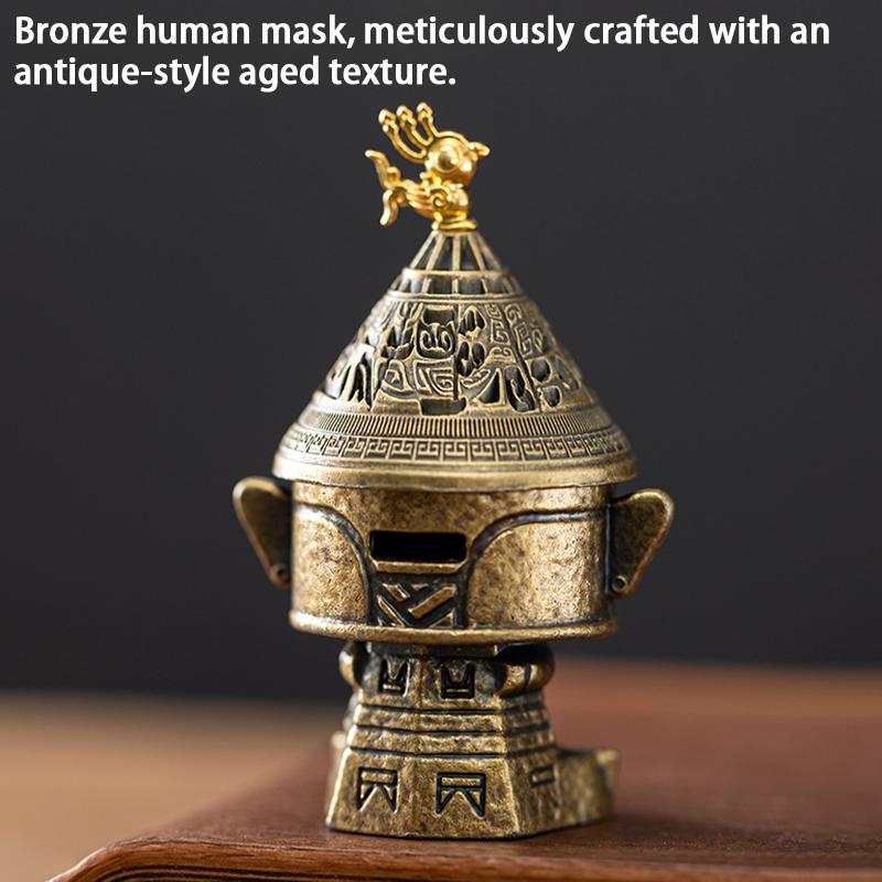 1PCS Sanxingdui Alloy Incense - Mini Vintage Holder For Meditation, Cones & Coils, Retro Home Decor Gift
1PCS Sanxingdui Alloy Incense - Mini Vintage Holder For Meditation, Cones & Coils, Retro Home Decor Gift