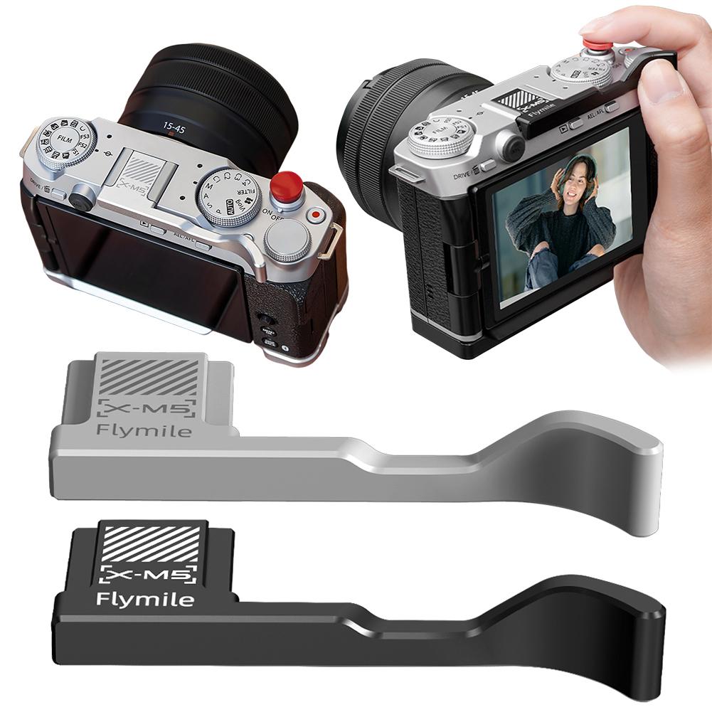 Aluminum Alloy Thumb Grip with Shutter Release Button Built-in Silicone Pads Hot Shoe Cover Camera Thumb Rest for Fujifilm X-M5 чорний
Aluminum Alloy Thumb Grip with Shutter Release Button Built-in Silicone Pads Hot Shoe Cover Camera Thumb Rest for Fujifilm X-M5 чорний