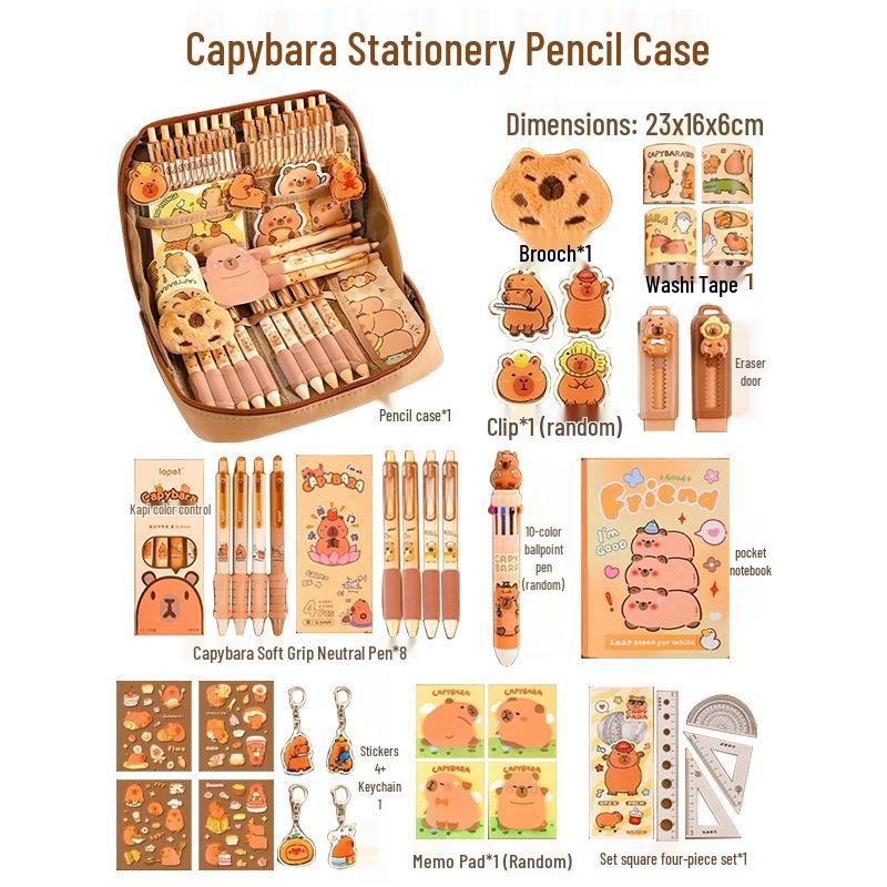 12-Layer Large Capacity Capybara Pencil Case - Cute Student Stationery Bag
12-Layer Large Capacity Capybara Pencil Case - Cute Student Stationery Bag
