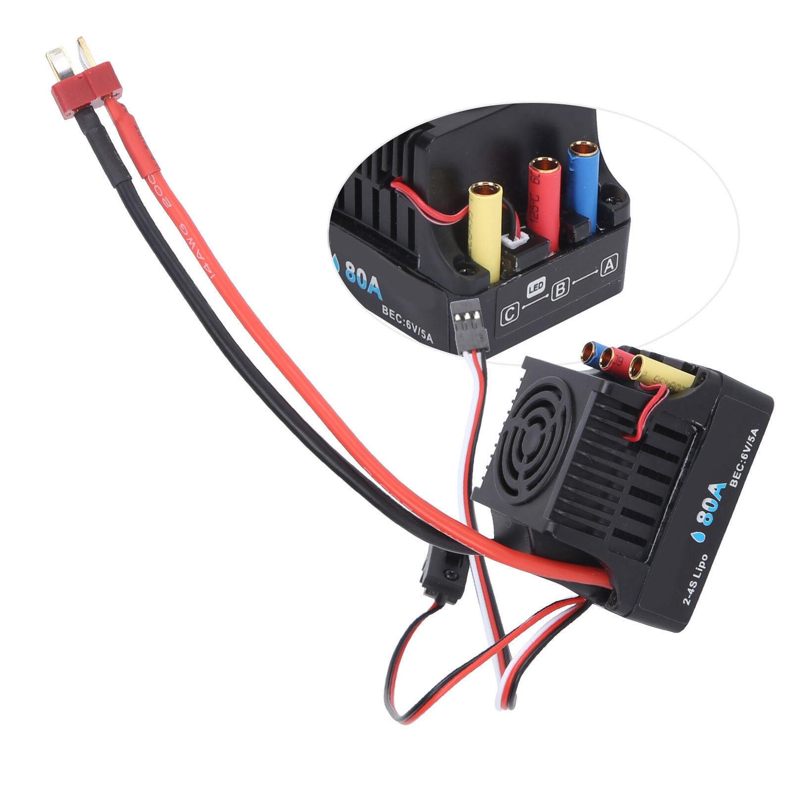 1Pc RC 80A Brushless Waterproof ESC Electronic Speed Controller For 1/8 RC Car Accessories Replacement Parts United States
1Pc RC 80A Brushless Waterproof ESC Electronic Speed Controller For 1/8 RC Car Accessories Replacement Parts United States