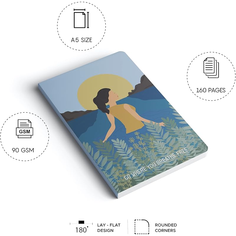 Factor Notes A5 Notebook: Ruled | 90 Gsm | 160 Pages (Breathe Free) a5
Factor Notes A5 Notebook: Ruled | 90 Gsm | 160 Pages (Breathe Free) a5