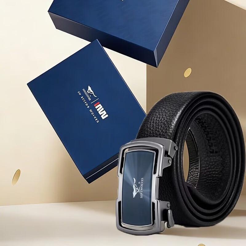 Septwolves Men s Genuine Leather Automatic Buckle Belt
Septwolves Men s Genuine Leather Automatic Buckle Belt