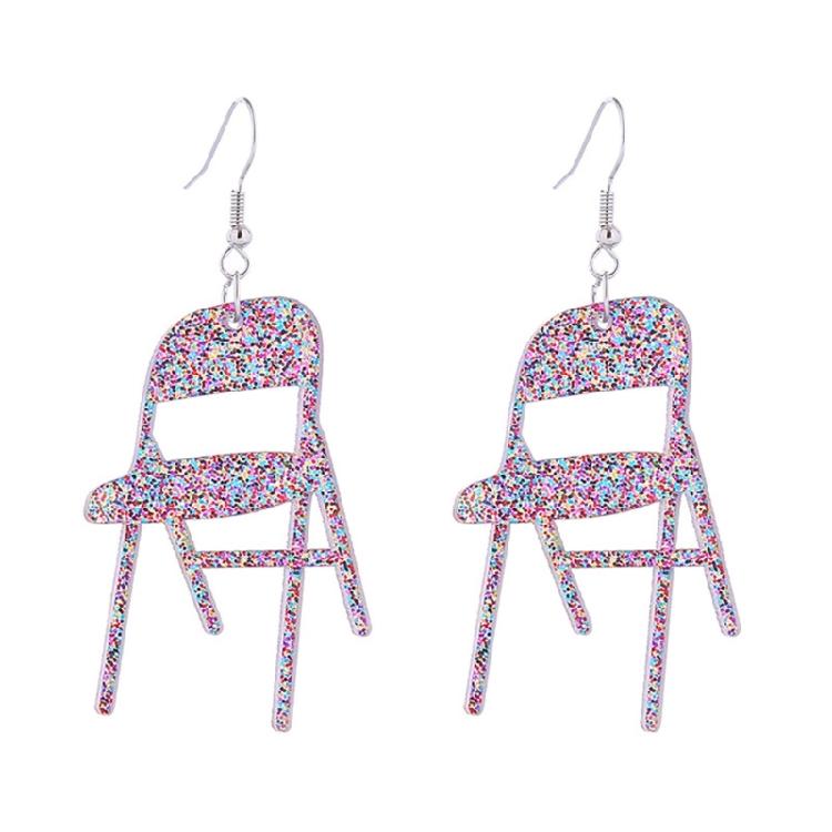 Fashion Folding Chair Dangle Earrings Funny Pendant Necklace Party Jewelry
Fashion Folding Chair Dangle Earrings Funny Pendant Necklace Party Jewelry