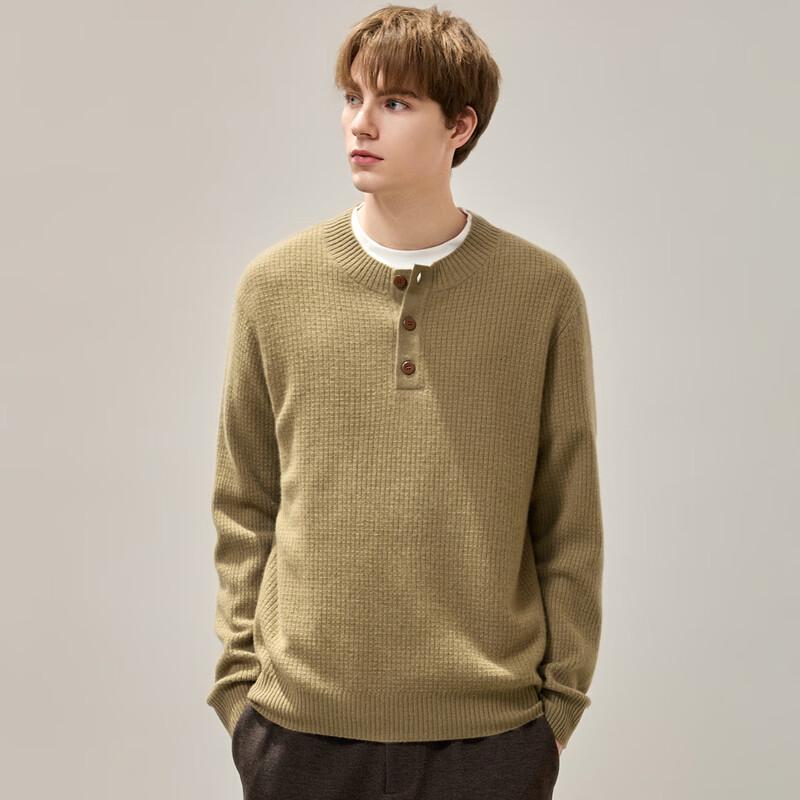 Luozi Мужской свитер из чистого кашемира с круглым вырезом, свободного кроя L (175)
Luozi Мужской свитер из чистого кашемира с круглым вырезом, свободного кроя L (175)