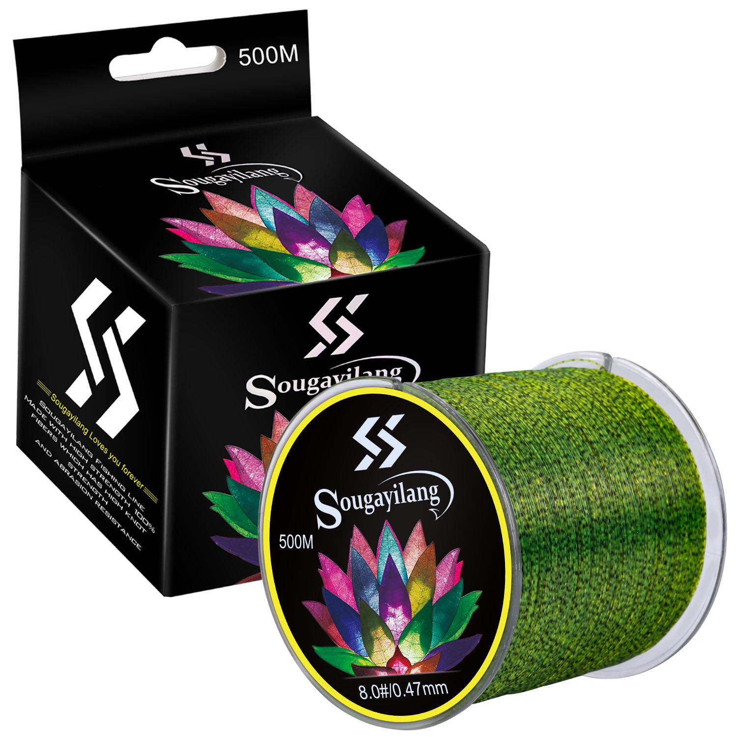 Рыболовная леска SOUGAYILANG, нейлоновая леска, прозрачная фторуглеродная рыболовная снасть, катушка для ловли карпа, леска 500M-3.5# зелёный
Рыболовная леска SOUGAYILANG, нейлоновая леска, прозрачная фторуглеродная рыболовная снасть, катушка для ловли карпа, леска 500M-3.5# зелёный