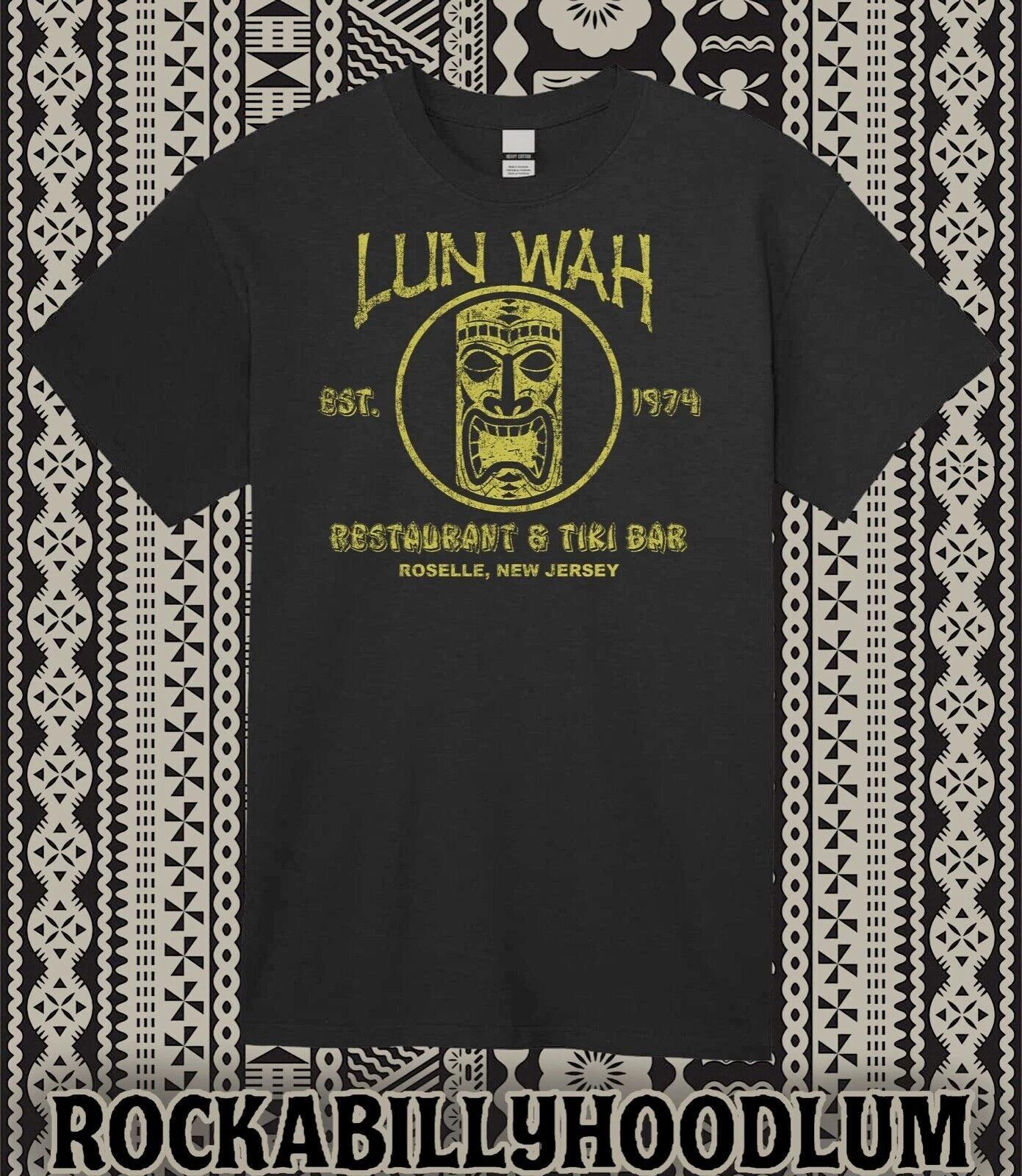 Retro Tiki Art Tee T Shirt Cotton Bar Mug Restaurant Lun Wah NJ Est 1974 S
Retro Tiki Art Tee T Shirt Cotton Bar Mug Restaurant Lun Wah NJ Est 1974 S