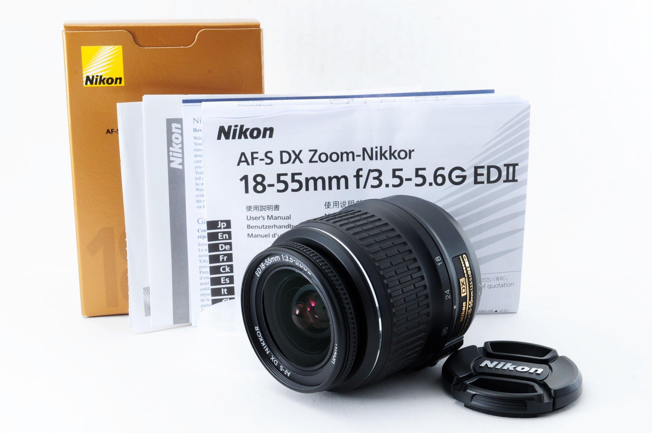 Nikon DX Zoom Nikkor ED G II Black Standard Zoom Lens for Nikon DX Format AF-S 18-55mm f/3.5-5.6
Nikon DX Zoom Nikkor ED G II Black Standard Zoom Lens for Nikon DX Format AF-S 18-55mm f/3.5-5.6