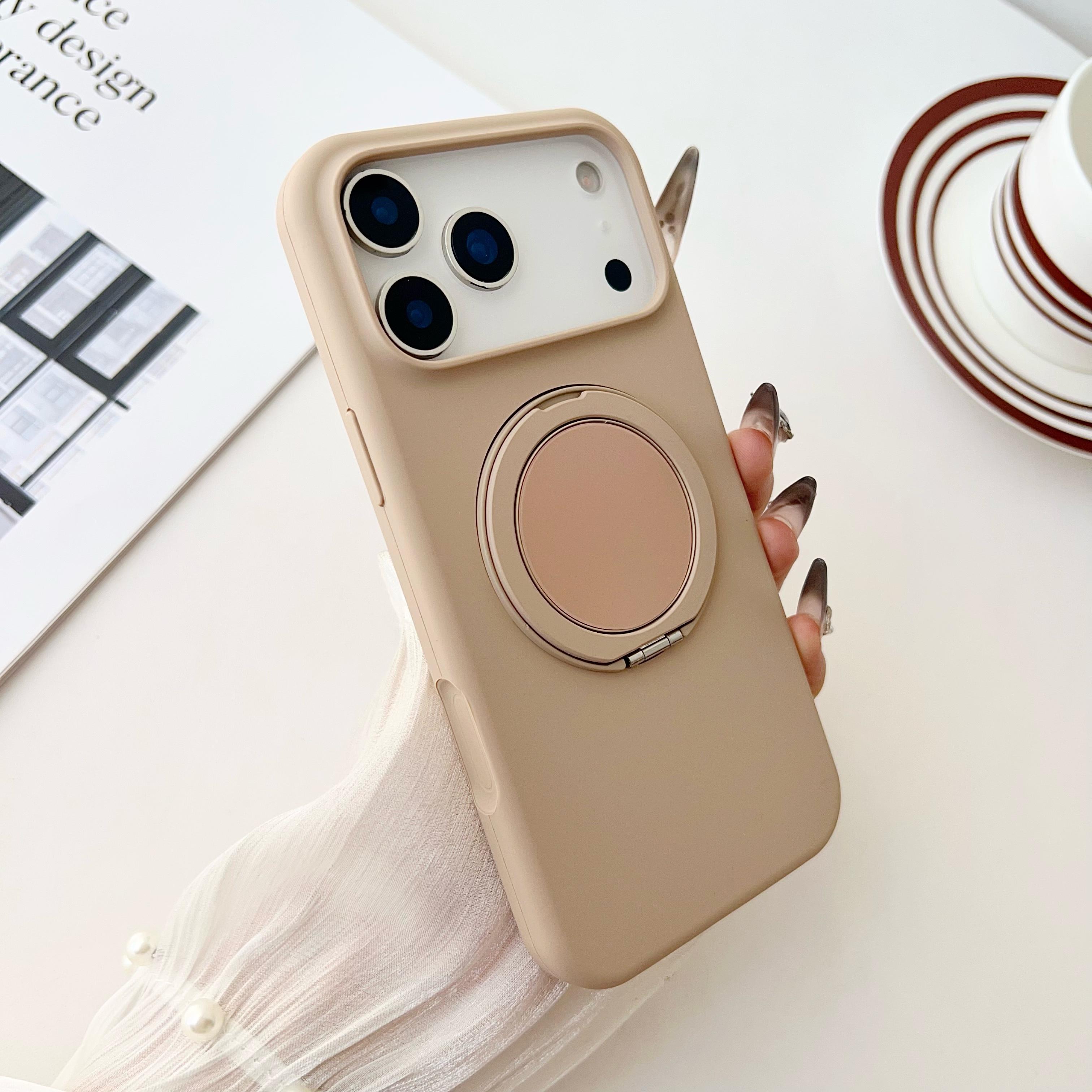 Luxury 360°Rotate Stand Ring Holder Liquid Silicone Case For iPhone 17 Air 16 E 15 14 Plus 13 12 Pro Max Kickstand Bracket Cover iPhone 15 Pro
Luxury 360°Rotate Stand Ring Holder Liquid Silicone Case For iPhone 17 Air 16 E 15 14 Plus 13 12 Pro Max Kickstand Bracket Cover iPhone 15 Pro