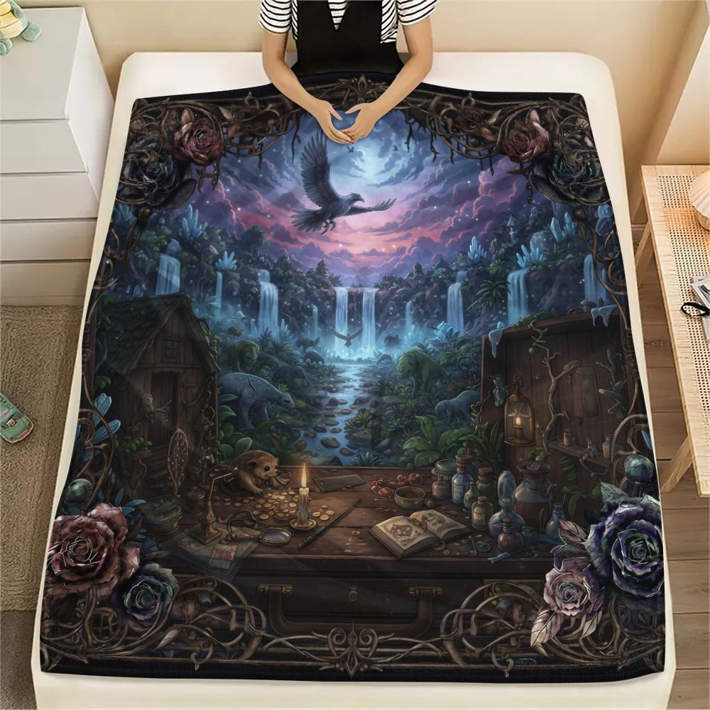 Dark Eagles Print Flannel Blanket, High quality Comfortable for All Seasons, Home Decor, Warmth and Comfort 80cm x 120cm
Dark Eagles Print Flannel Blanket, High quality Comfortable for All Seasons, Home Decor, Warmth and Comfort 80cm x 120cm