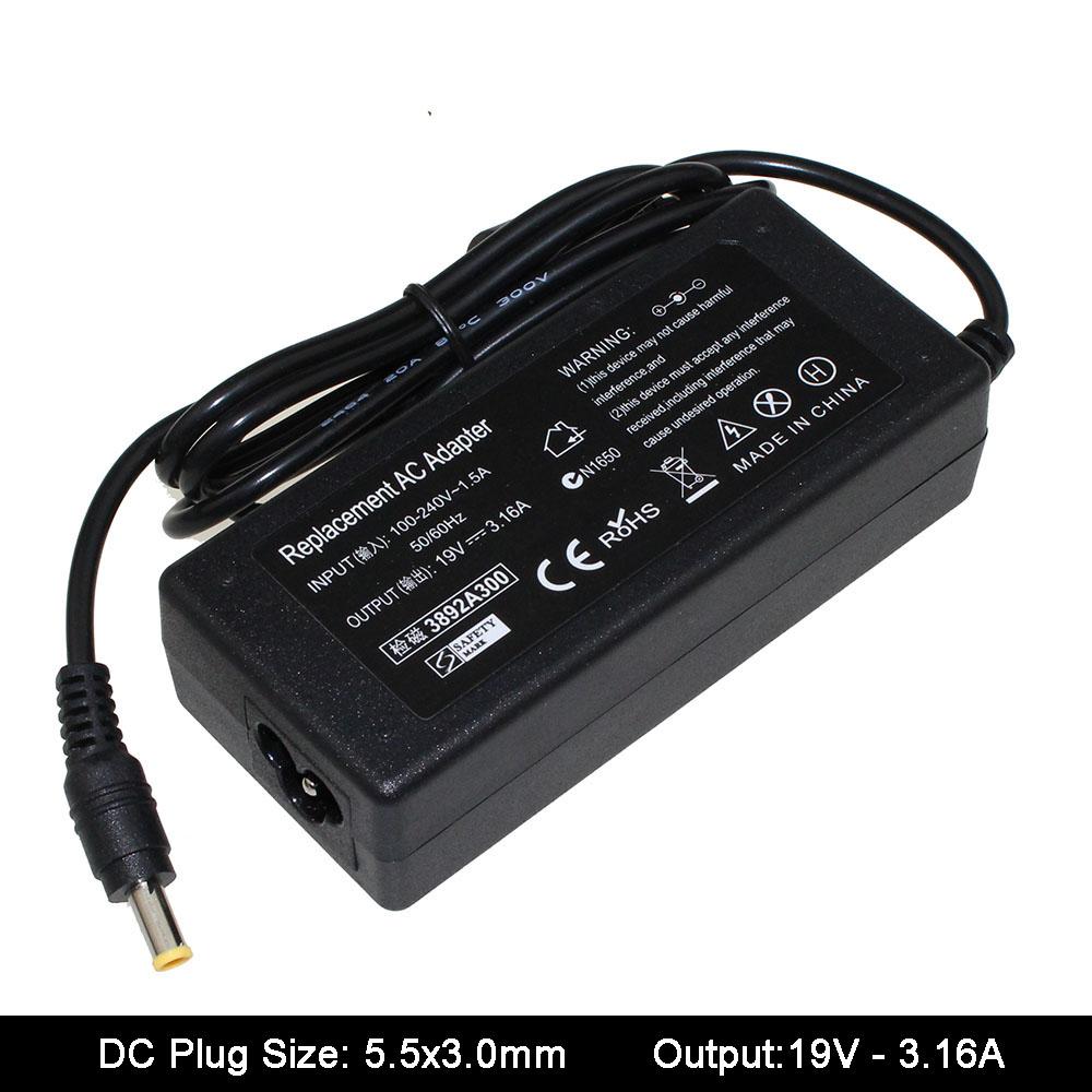 19V 3.15/3.16A AC Power Adapter Charger for Samsung AD-6019R 0335A1960 CPA09-004A Q430 QX410-S02US RV510-A02 QX410 Q430 P560
19V 3.15/3.16A AC Power Adapter Charger for Samsung AD-6019R 0335A1960 CPA09-004A Q430 QX410-S02US RV510-A02 QX410 Q430 P560