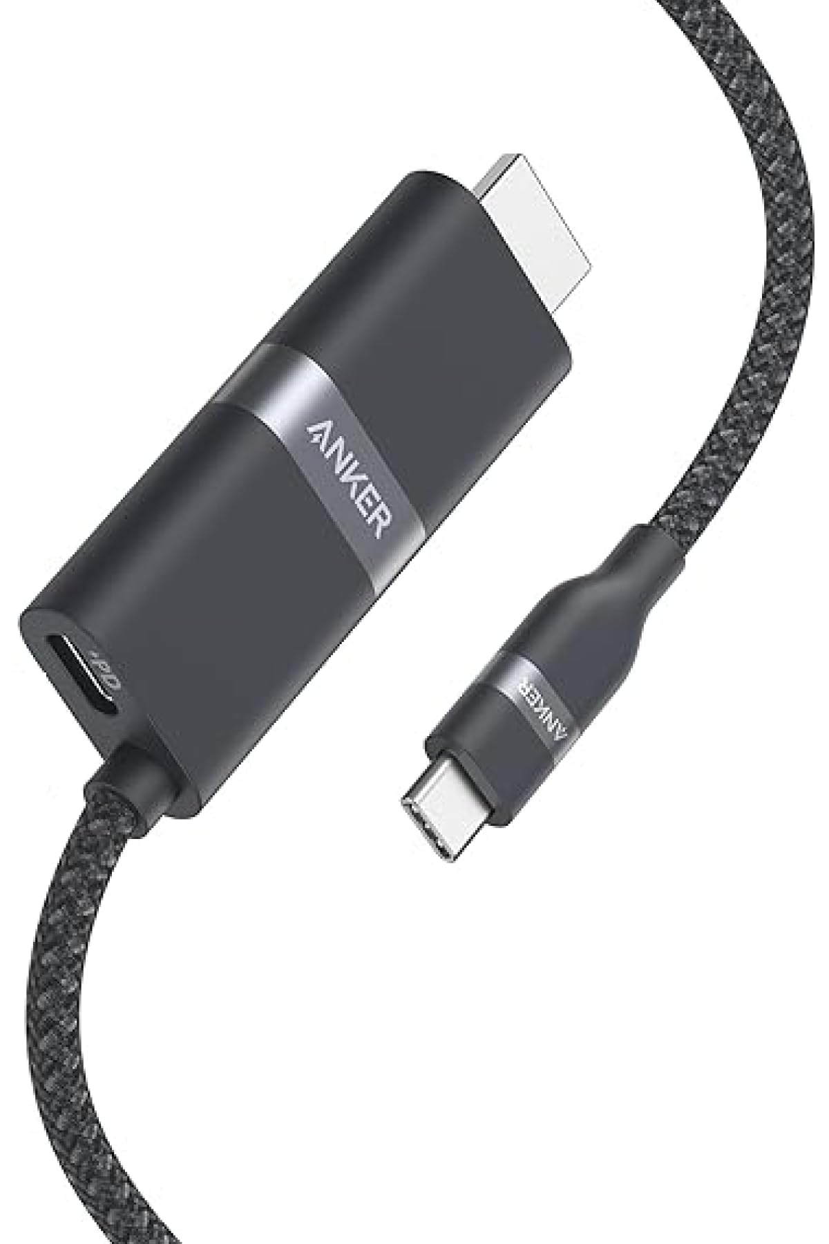 Кабель HDMI Anker Nano USB-C & (4K, Сверхпрочный нейлон, 140 Вт) 0.9м чёрный
Кабель HDMI Anker Nano USB-C & (4K, Сверхпрочный нейлон, 140 Вт) 0.9м чёрный