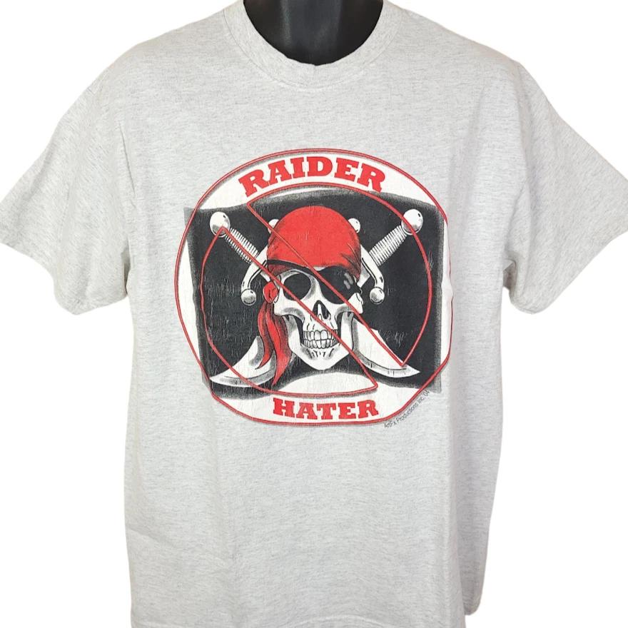 Vintage Las Vegas Raiders 100% Cotton T-shirt Mens Tees Top Mens Size Large Y2K No Raider Haters LA XL
Vintage Las Vegas Raiders 100% Cotton T-shirt Mens Tees Top Mens Size Large Y2K No Raider Haters LA XL