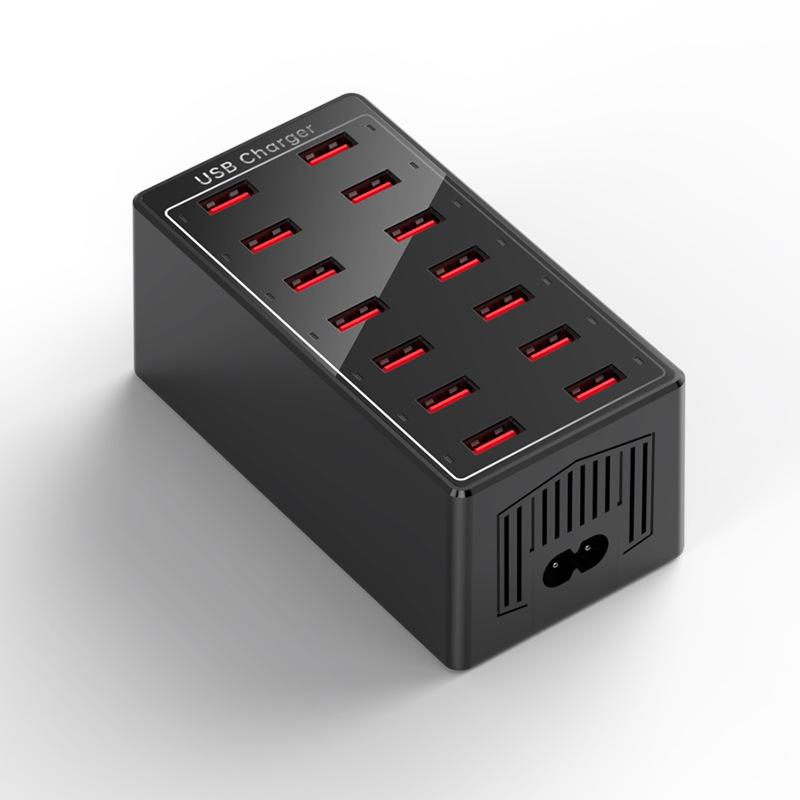 14-Port Smart USB Charger, 60W Multi-Port Mobile Phone Charging Hub for Office & Live Streaming EU Plug
14-Port Smart USB Charger, 60W Multi-Port Mobile Phone Charging Hub for Office & Live Streaming EU Plug