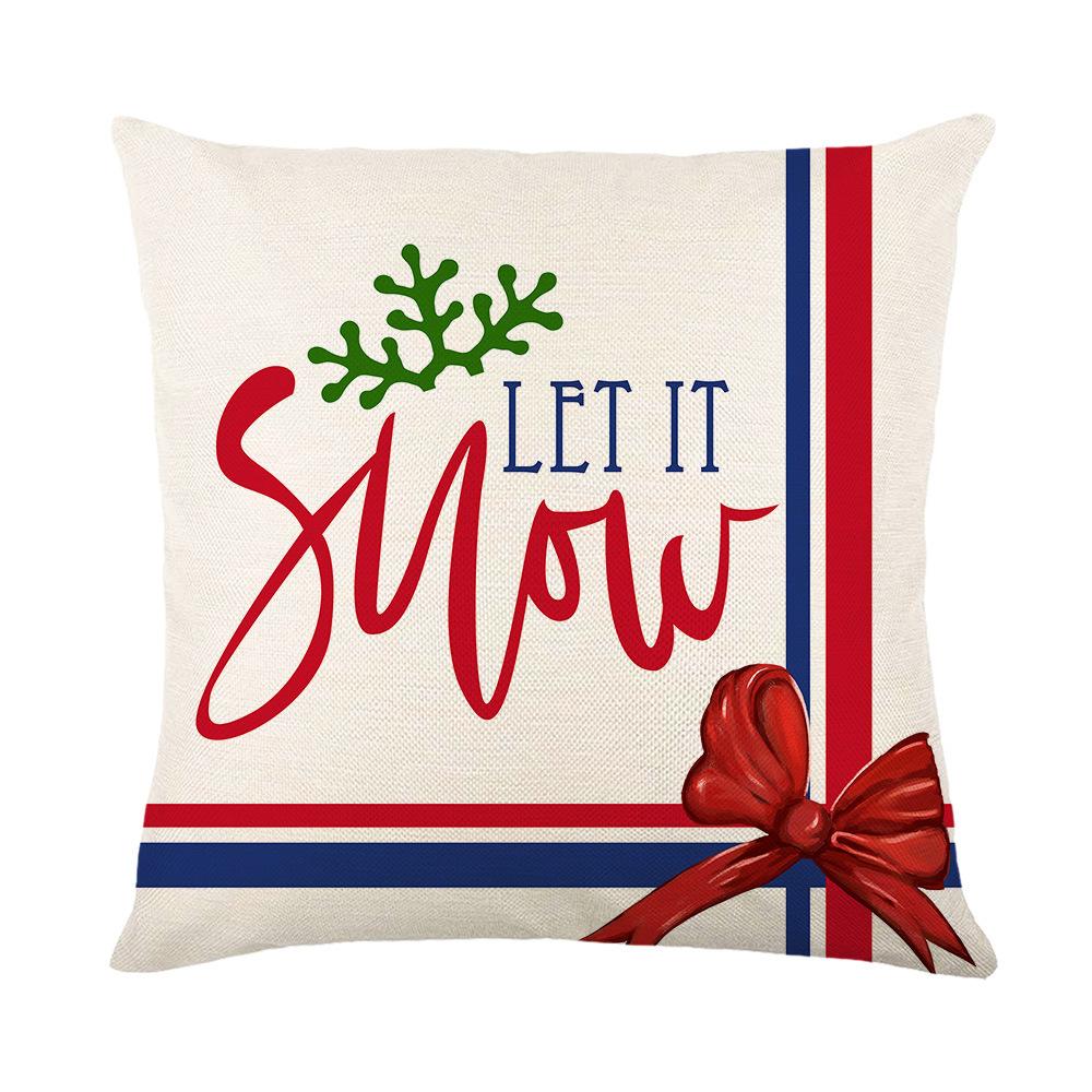 Santa Claus Print Pillow Cover Linen Letter Home Sofa Bedroom Cushion Cover 45*45cm JYM219-4
Santa Claus Print Pillow Cover Linen Letter Home Sofa Bedroom Cushion Cover 45*45cm JYM219-4