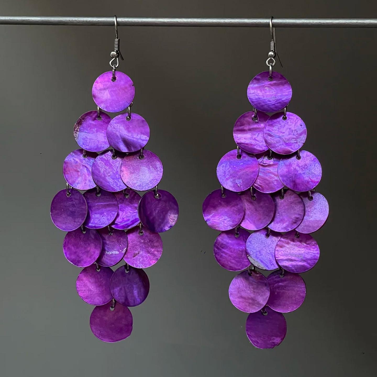 Diamond-set purple butterfly flower fringed ear hook exquisite fashion versatile earrings niche high-end earrings women
Diamond-set purple butterfly flower fringed ear hook exquisite fashion versatile earrings niche high-end earrings women