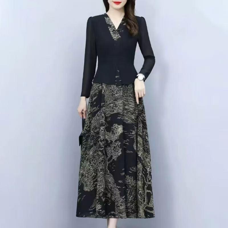2025 Elegant Slimming Two-Piece Look Patchwork Dress for Women 5XL (suitable for 75-80 kg)
2025 Elegant Slimming Two-Piece Look Patchwork Dress for Women 5XL (suitable for 75-80 kg)