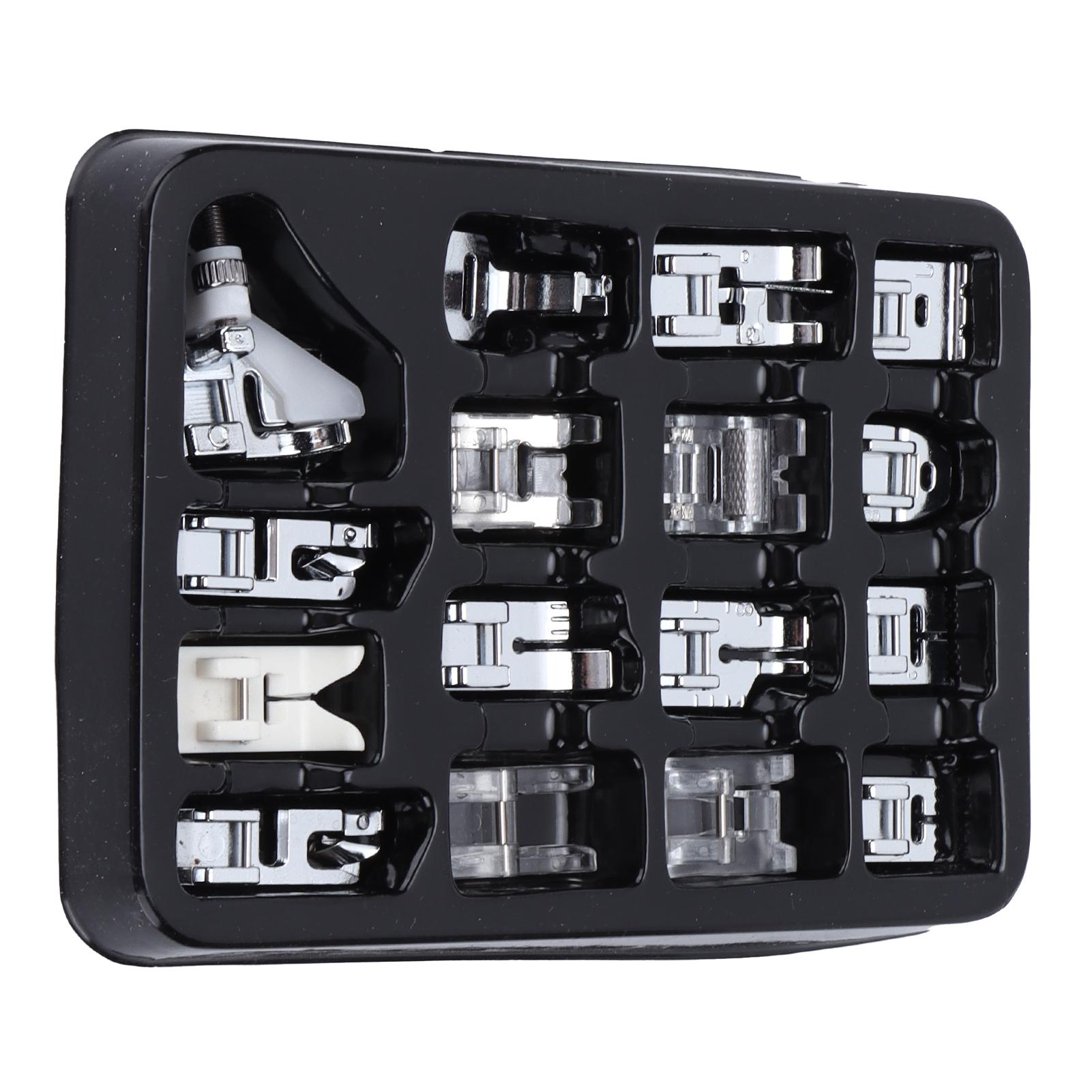 Набор прижимных лапок для швейной машины 16 шт. Многофункциональные прочные швейные аксессуары
Набор прижимных лапок для швейной машины 16 шт. Многофункциональные прочные швейные аксессуары