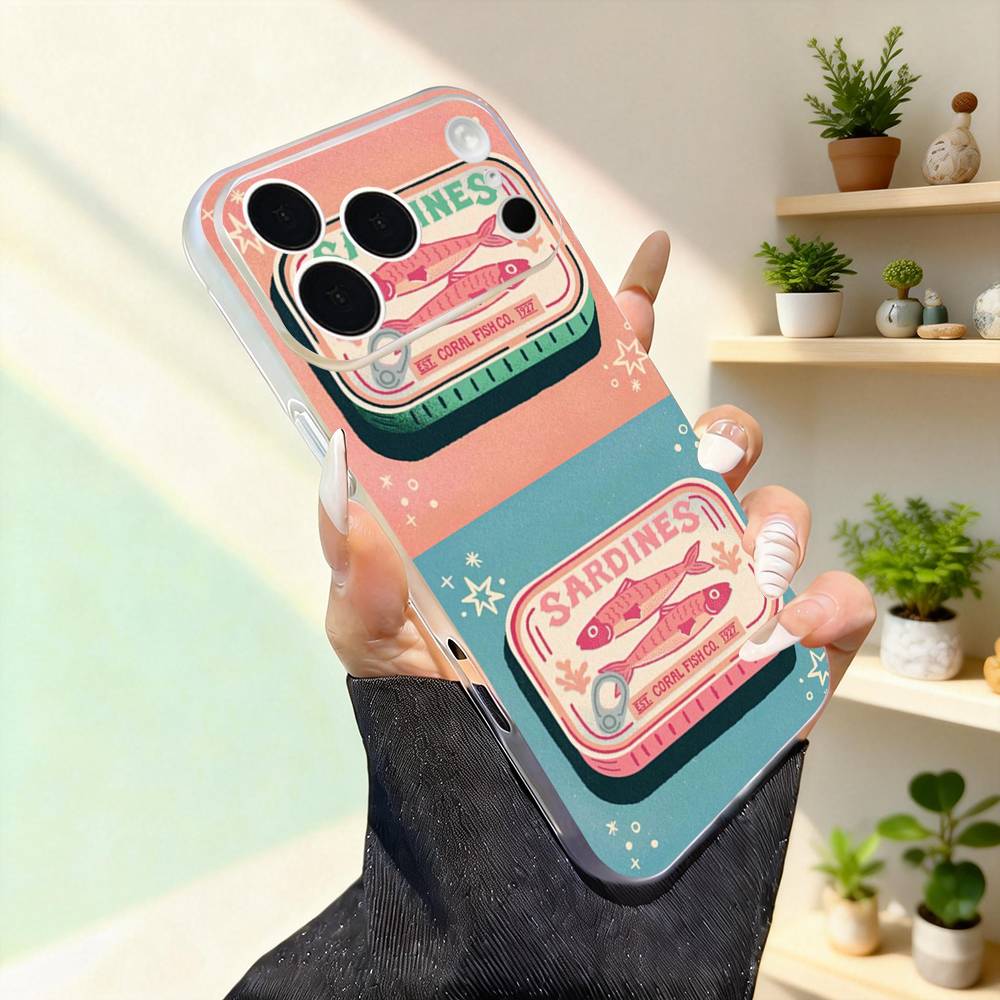 Fish Funny S-Sardines Phone Case For iPhone 17,16,15,14,13,12,11,Pro,Max,Plus,Mini,SE4,E For Magsafe Wireless iPhone13
Fish Funny S-Sardines Phone Case For iPhone 17,16,15,14,13,12,11,Pro,Max,Plus,Mini,SE4,E For Magsafe Wireless iPhone13