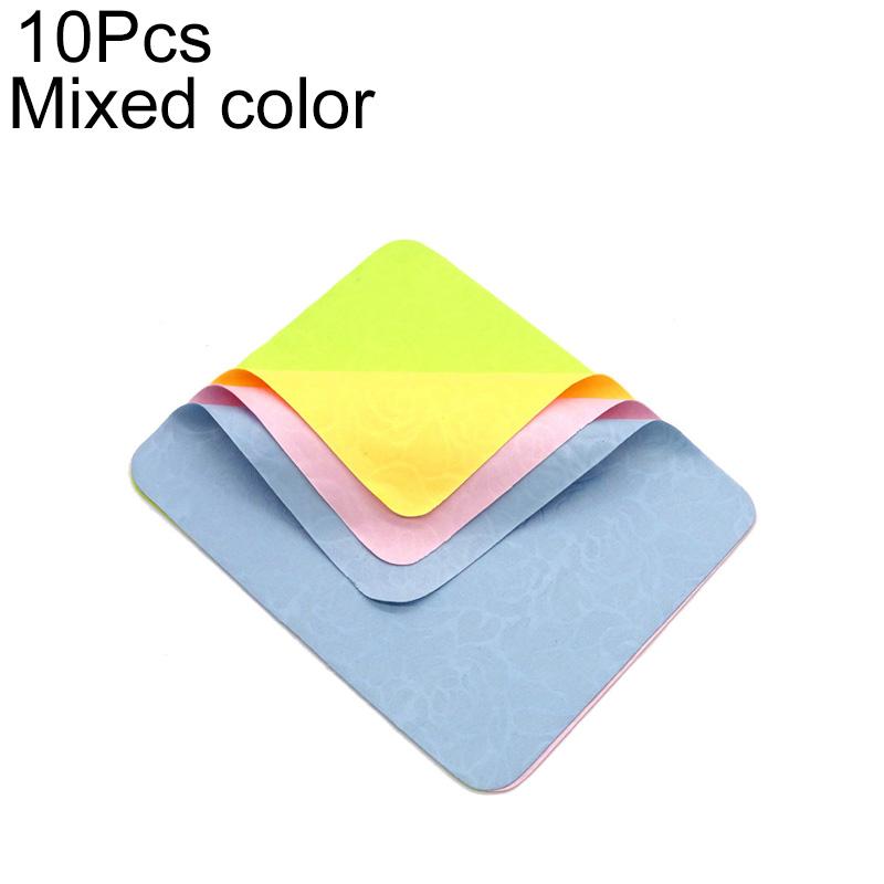 10 шт. Очки для чистки камер, Салфетка для чистки, Салфетки для линз очков с розовым узором, Аксессуары для очков 10PCS