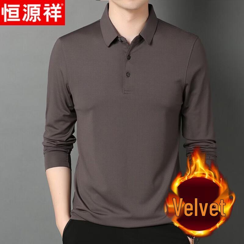 Hengyuanxiang Men s Fleece-Lined Silk Blend Long Sleeve Polo Shirt 2XL
Hengyuanxiang Men s Fleece-Lined Silk Blend Long Sleeve Polo Shirt 2XL