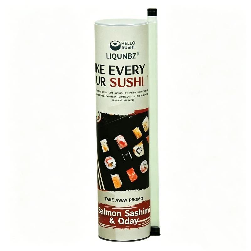 1Pcs Food Grade Sushi Mold Cone Push Up Paper Bucket Package Paper Box Round Sushi Push Box Wich Sauce Straw Bento Accessories A1
1Pcs Food Grade Sushi Mold Cone Push Up Paper Bucket Package Paper Box Round Sushi Push Box Wich Sauce Straw Bento Accessories A1