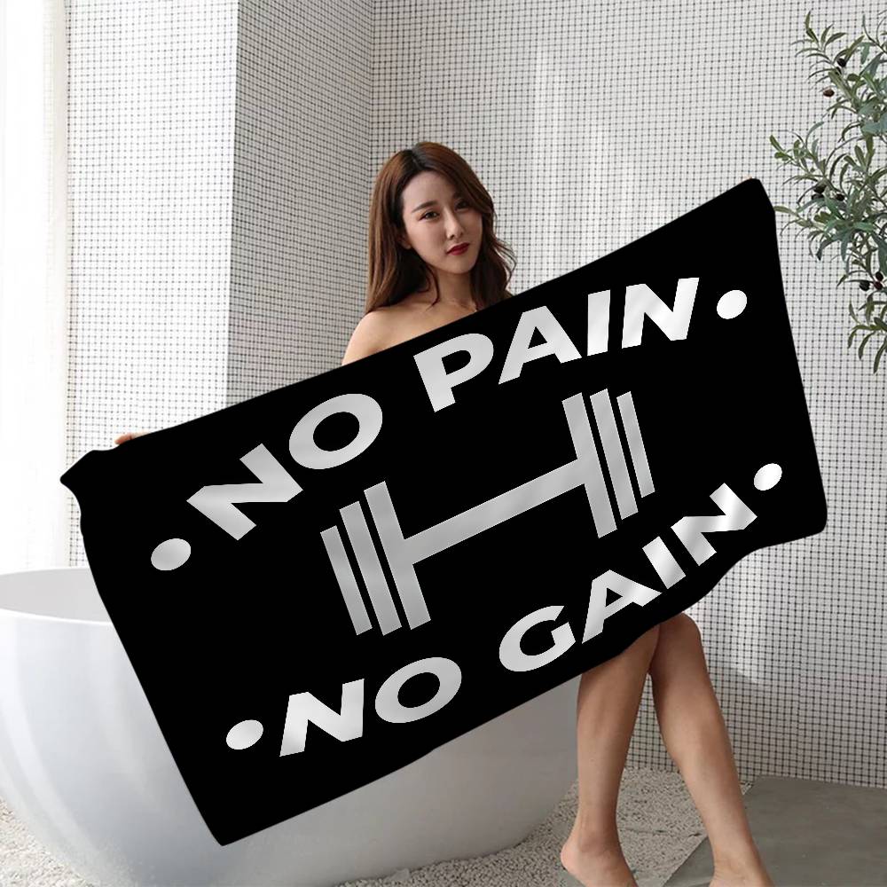 No Pain No Gain GYM Beach Towel Colorful Bath Towels For Girl Microfiber Quick Dry Sand Free Beach Yoga Spa Gym Pool W40*H60(CM)
No Pain No Gain GYM Beach Towel Colorful Bath Towels For Girl Microfiber Quick Dry Sand Free Beach Yoga Spa Gym Pool W40*H60(CM)