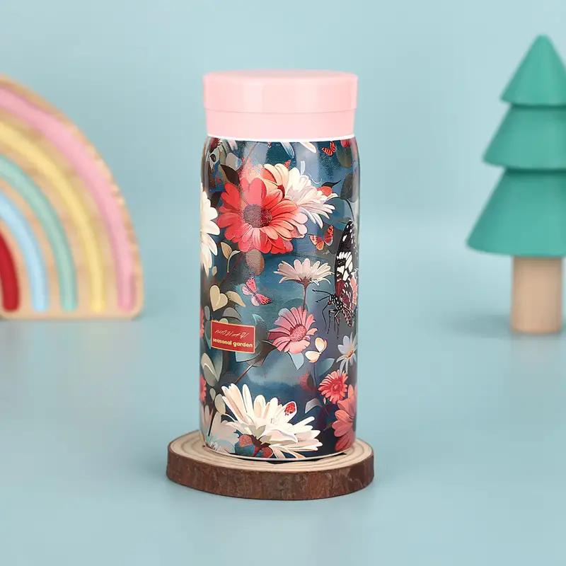 200 мл Маленькая Портативная 304 Нержавеющая Сталь Дорожная Бутылка для Питья Мини Термос Бутылка Термосы Кофе Вакуумные Фляги Чашка 200ML